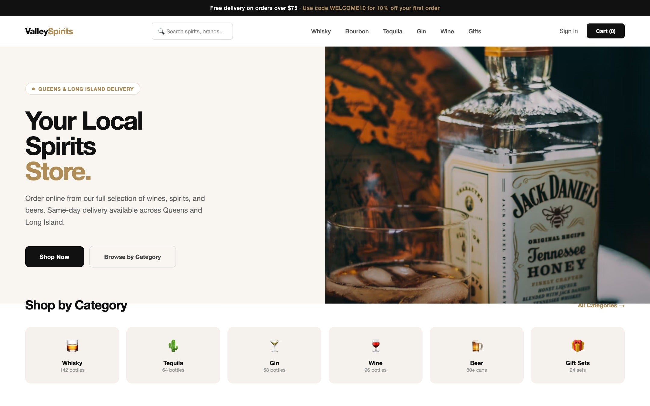 Clean & Modern theme preview