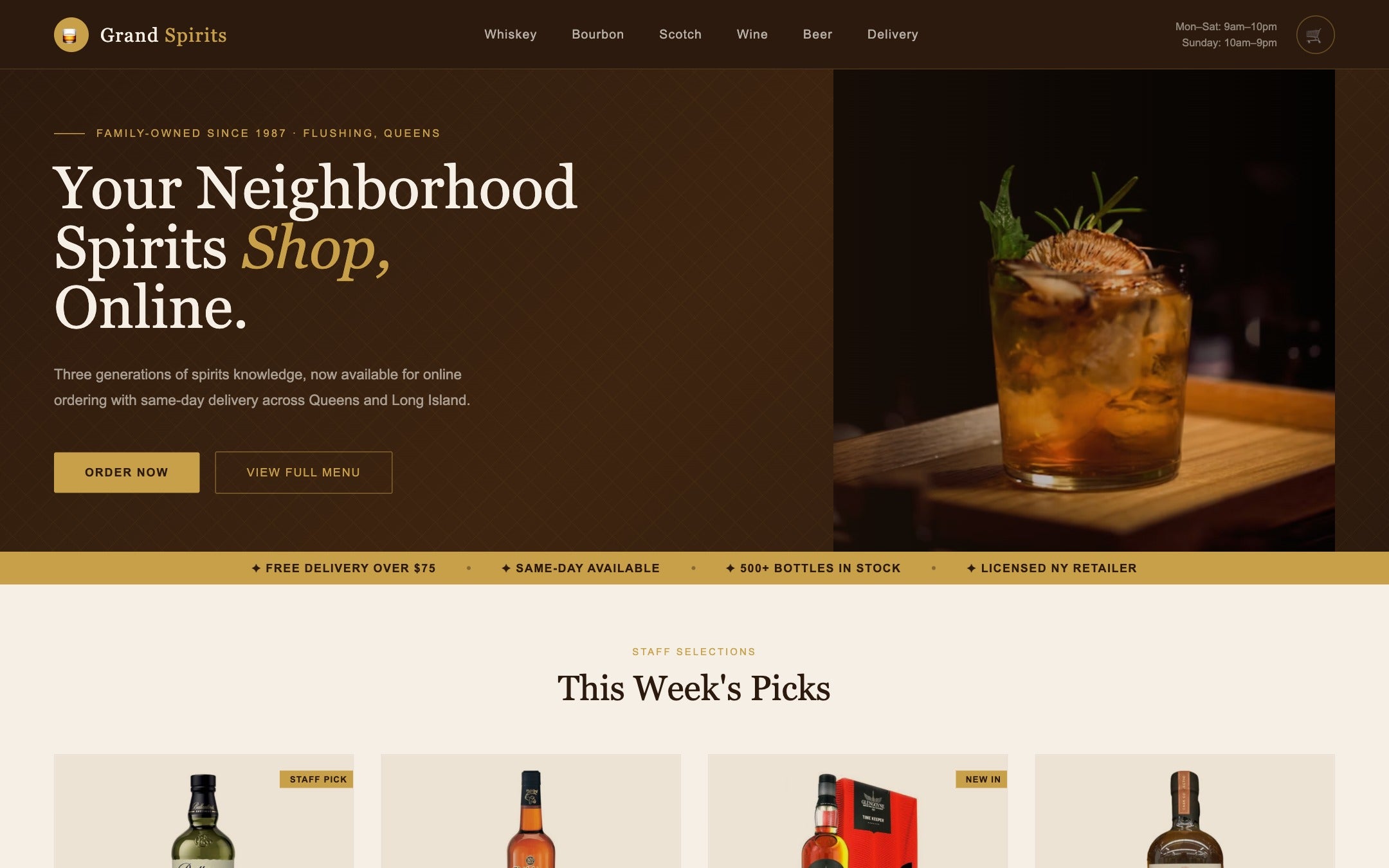 Warm & Classic theme preview